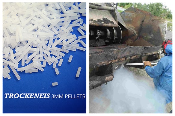 Pellets und Asphaltentfernung