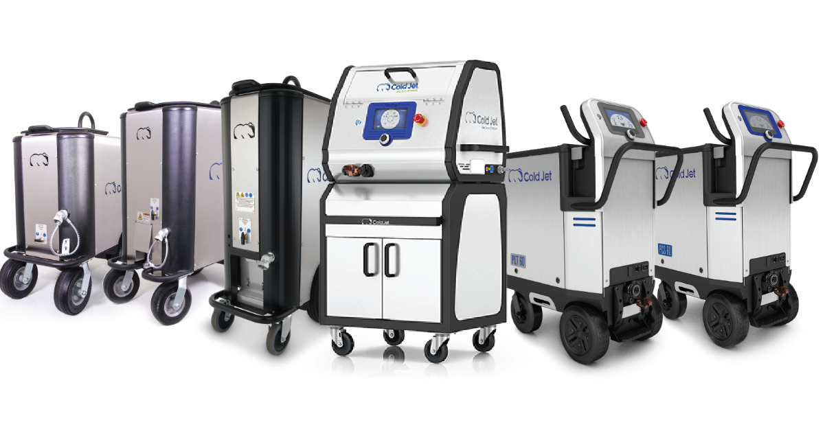 cold jet dry ice blasters